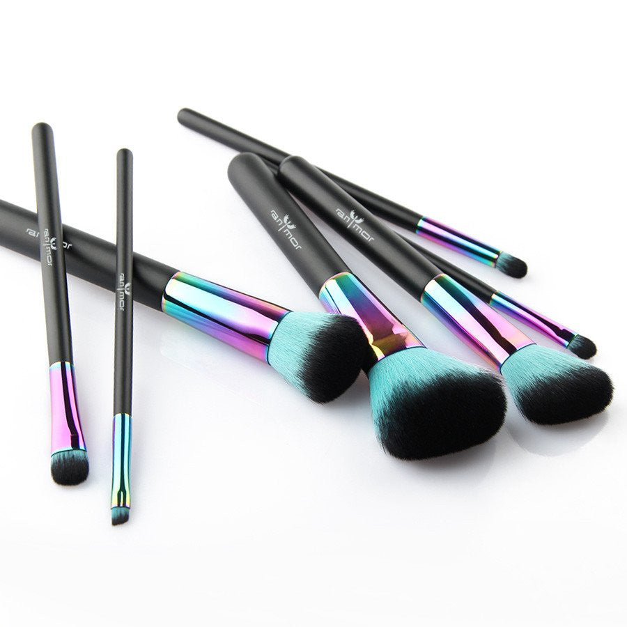 Copper 7 pcs Makeup Brush