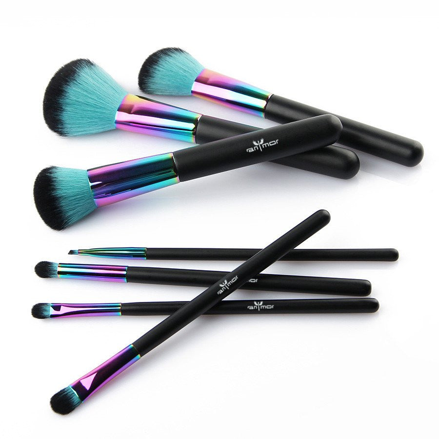 Copper 7 pcs Makeup Brush