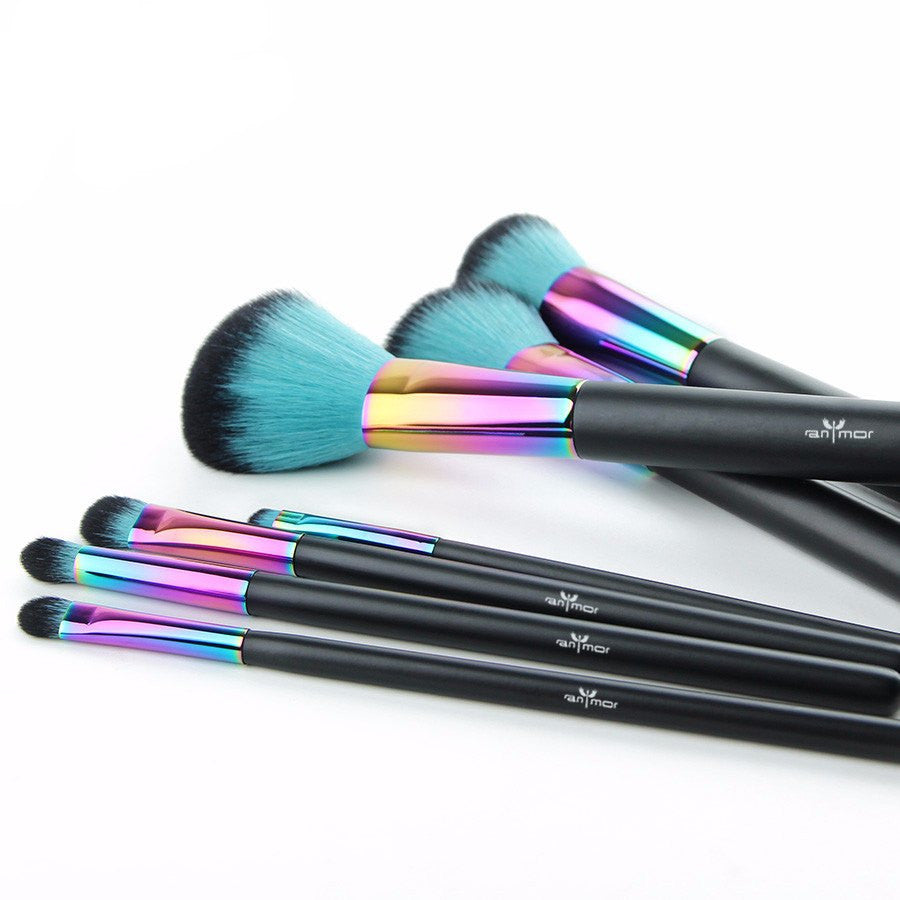 Copper 7 pcs Makeup Brush