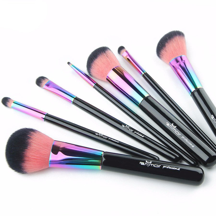 Copper 7 pcs Makeup Brush