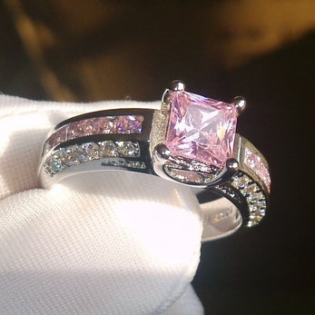 Elite Bague Rose Saphire