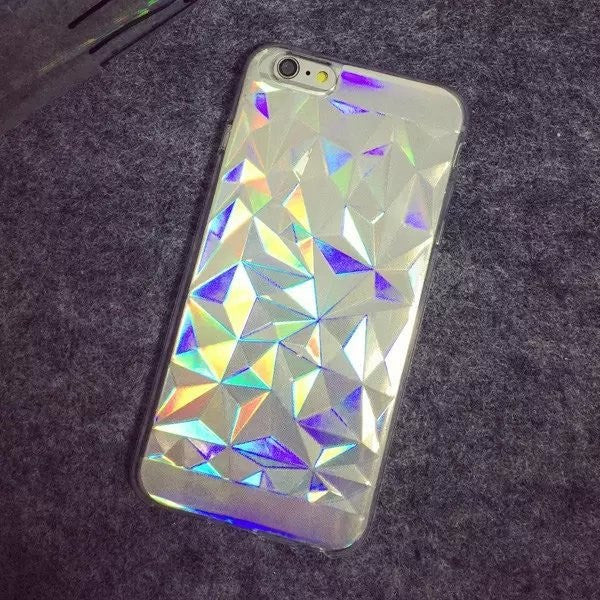 3D Diamond Rainbow Case
