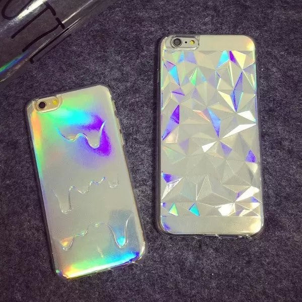 3D Diamond Rainbow Case