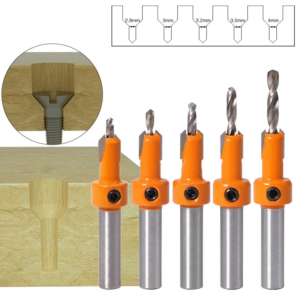 Set Forets Fraisoir Bois & Plastique