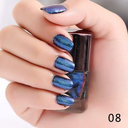 Black Starry Sky Nail