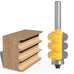 Triple Bead & Triple Flute Router Bits