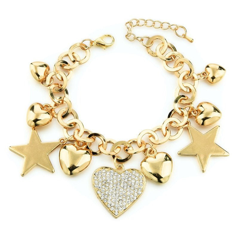 Bracelet Beetle Charms Gold