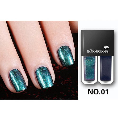 Black Starry Sky Nail