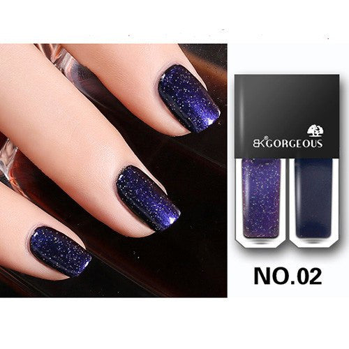 Black Starry Sky Nail