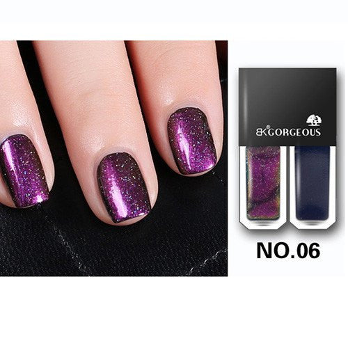 Black Starry Sky Nail