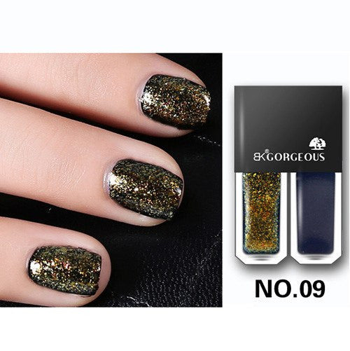Black Starry Sky Nail