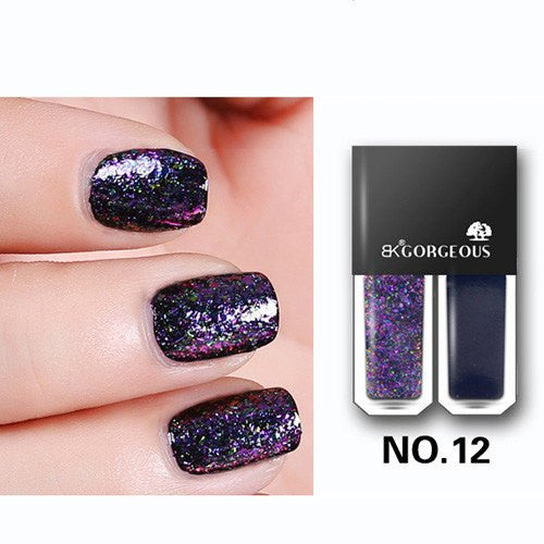 Black Starry Sky Nail