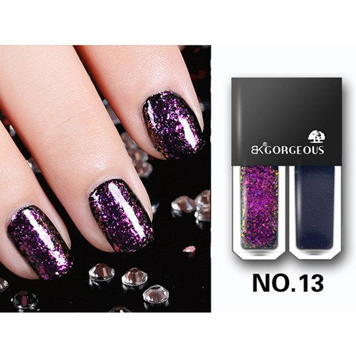 Black Starry Sky Nail