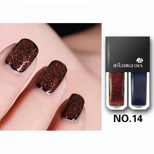 Black Starry Sky Nail