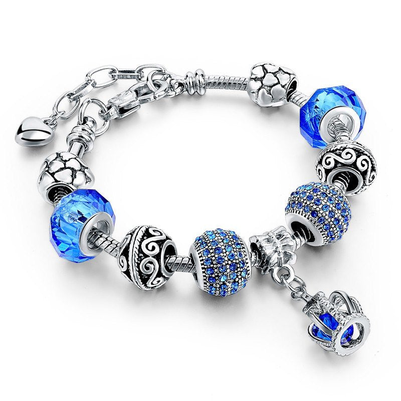 Bracelet Blue Crown
