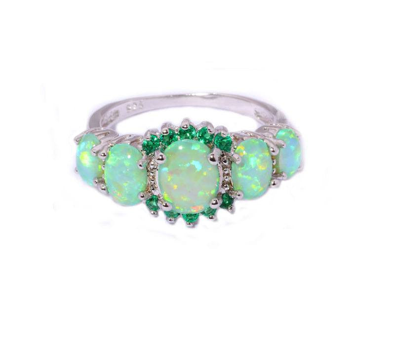 Elite Opal Green Bague