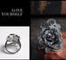 Elite Black Flower Bague