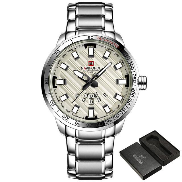 Day Date Steel Watch