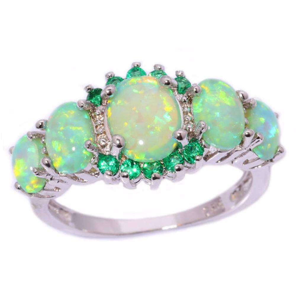 Elite Opal Green Bague