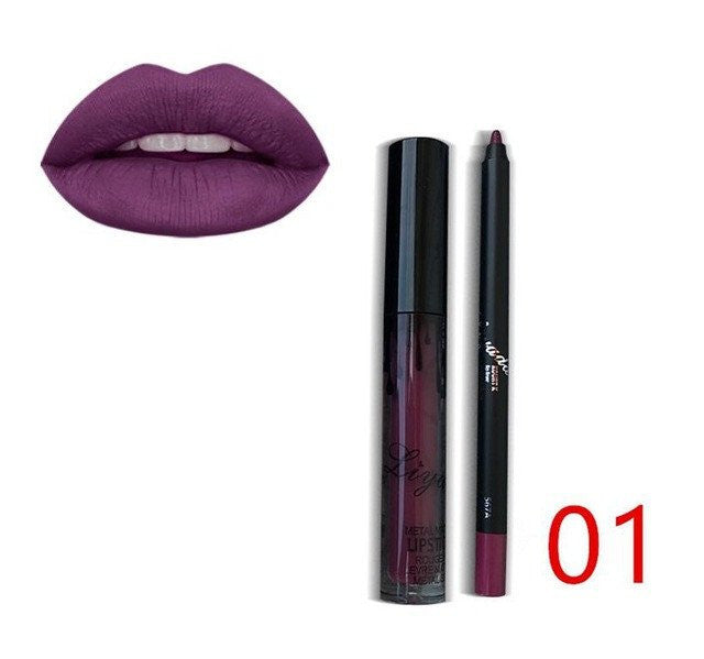 Matte Lipstick + Crayon