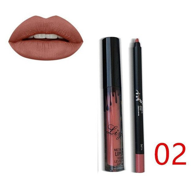 Matte Lipstick + Crayon