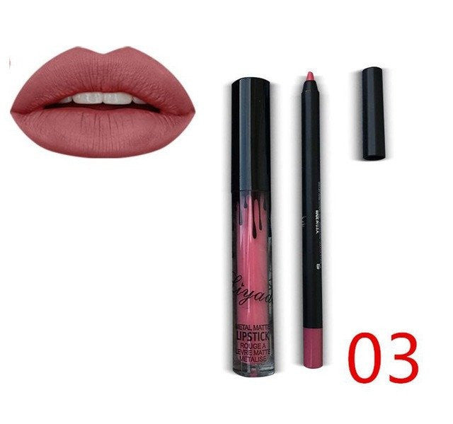 Matte Lipstick + Crayon