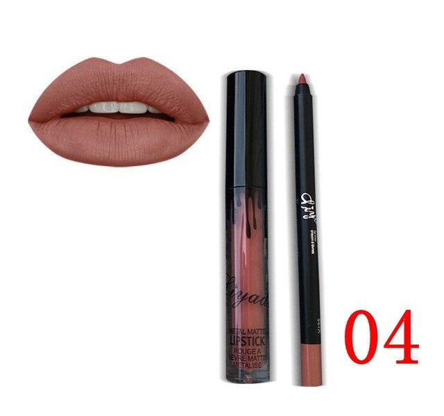 Matte Lipstick + Crayon