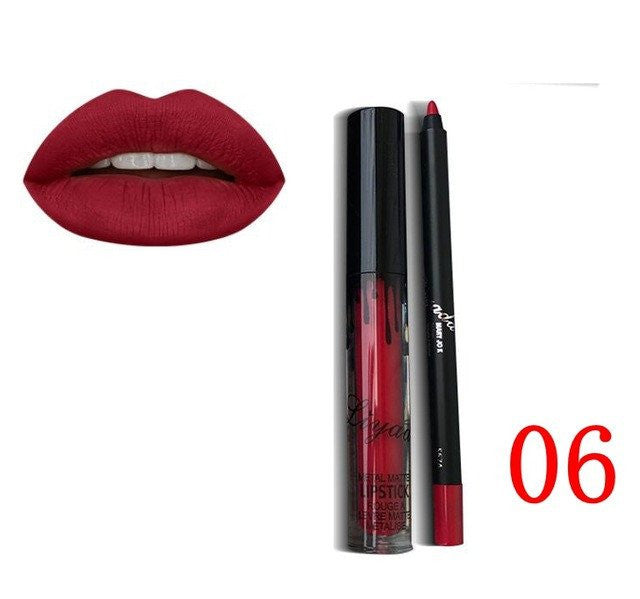 Matte Lipstick + Crayon