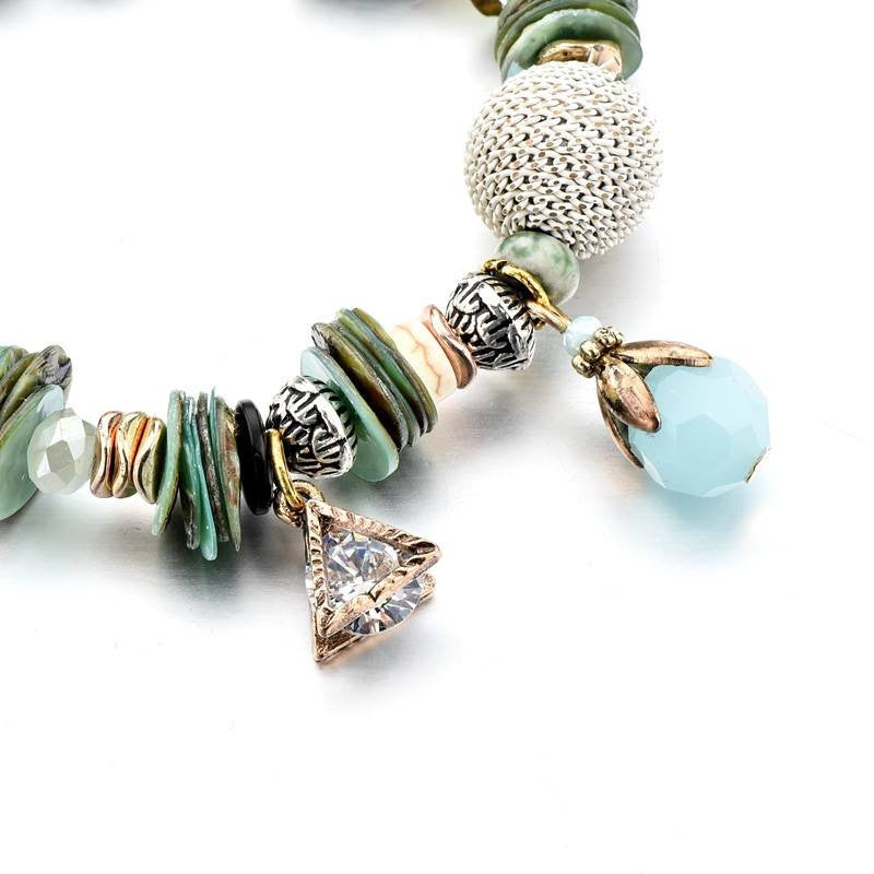 Glass Charm Bracelet