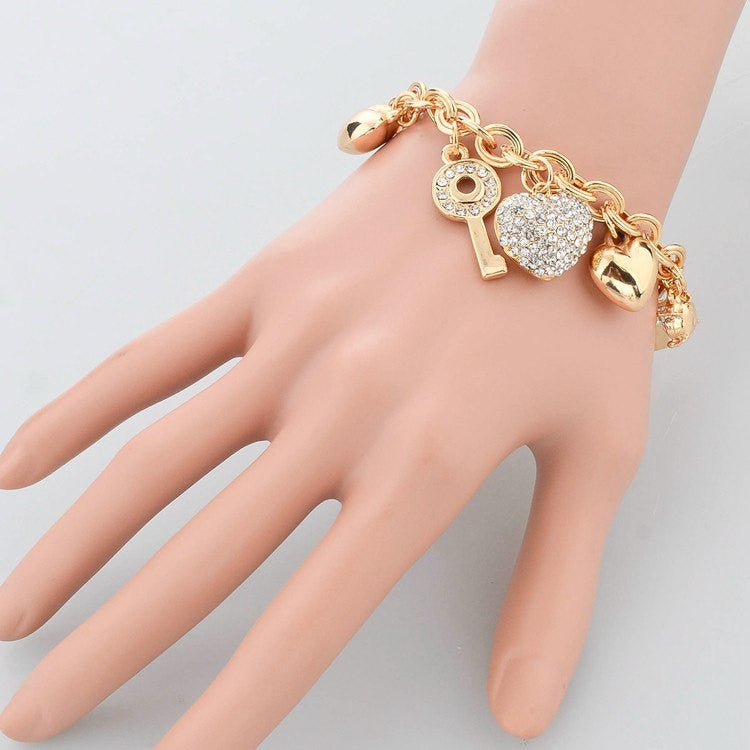 Bracelet Beetle Charms Gold