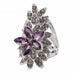 Elite Purple Flower Bague