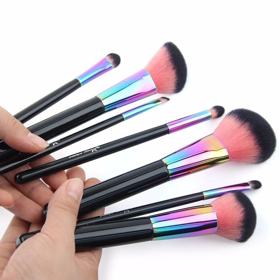 Copper 7 pcs Makeup Brush