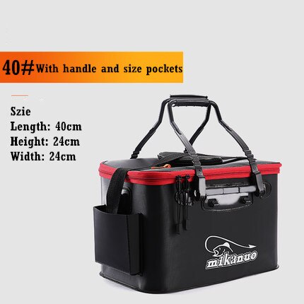 Foldable Waterproof Fishing Bucket - Live Fish Container