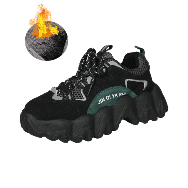 Women Fur Sneakers