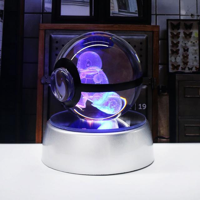 Pokéball Cristal 3D LED