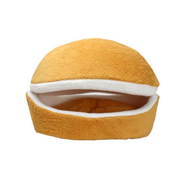 Soft & Cute Hamburger Cats Bed