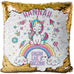 Personalised UNICORN Sequin Pillow