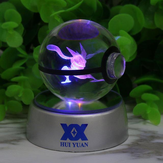 Pokéball Cristal 3D LED
