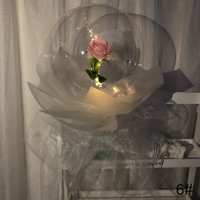 LED Balloon Rose Bouquet