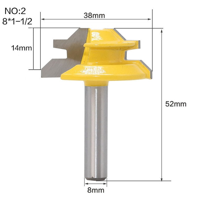 Fraise Lock Miter 45° Bois (1/4")