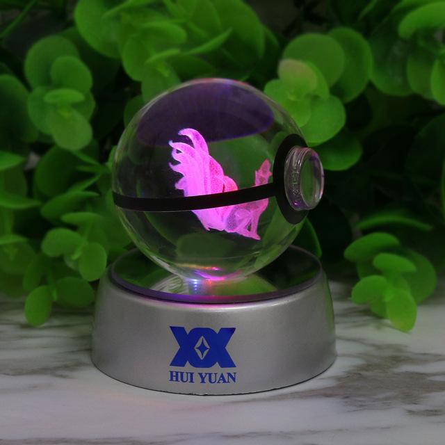 Pokéball Cristal 3D LED