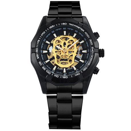 Gold Skull Watch