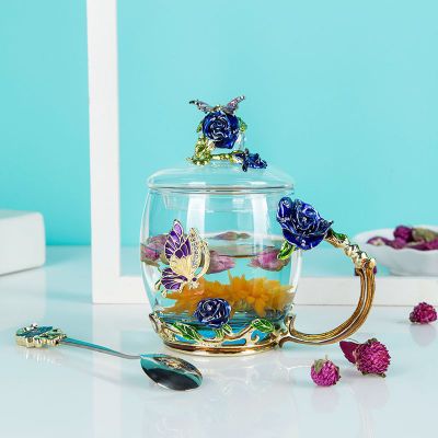 Handmade Beauty and Novelty Enamel Coffee/Tea Cup Mug