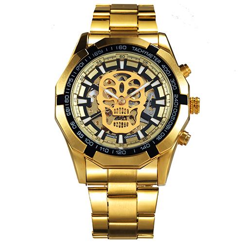 Gold Skull Watch