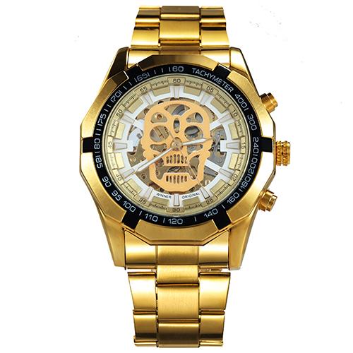 Gold Skull Watch