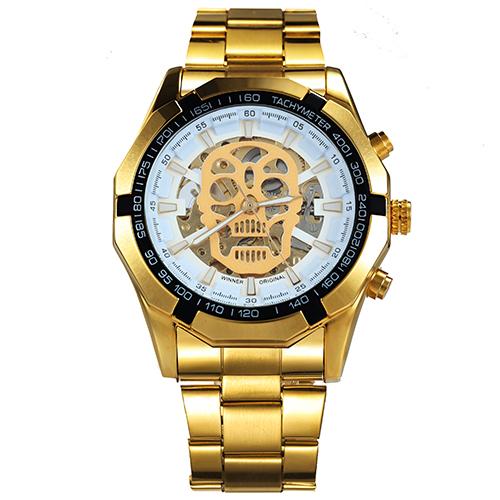 Gold Skull Watch